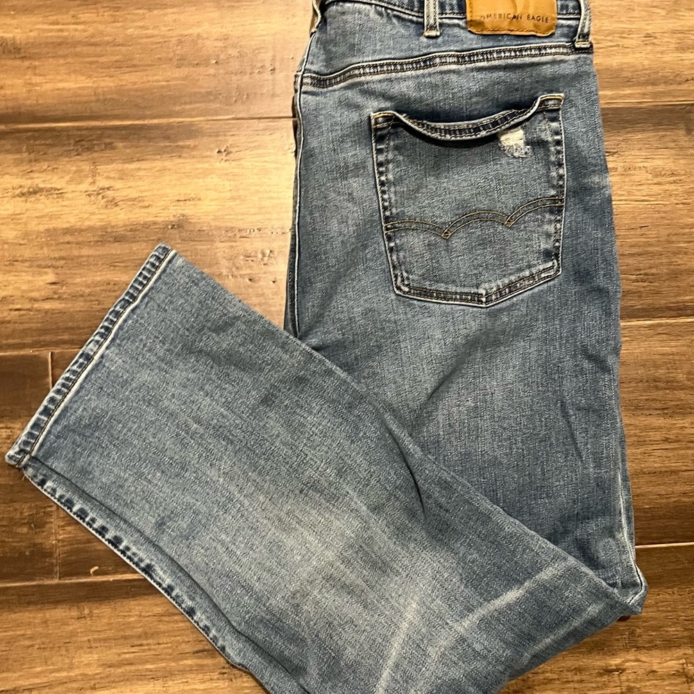 American Eagle Outfitters Blue Straight Jeans Classic Style